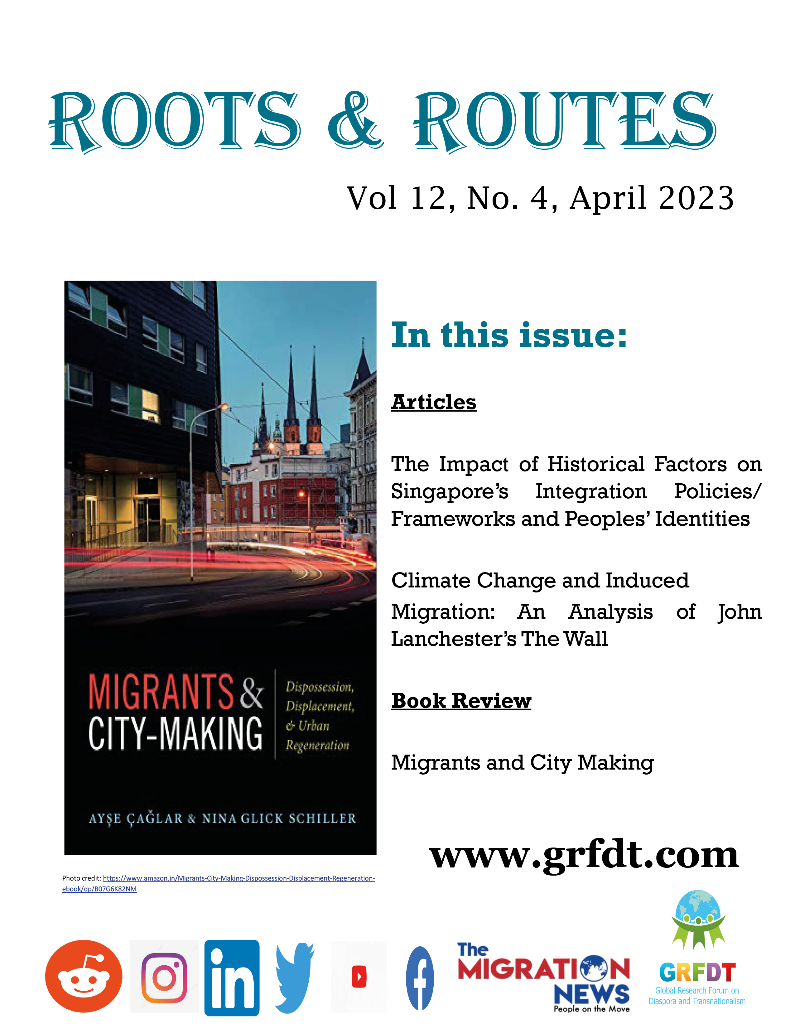 Roots & Routes, April, 2023