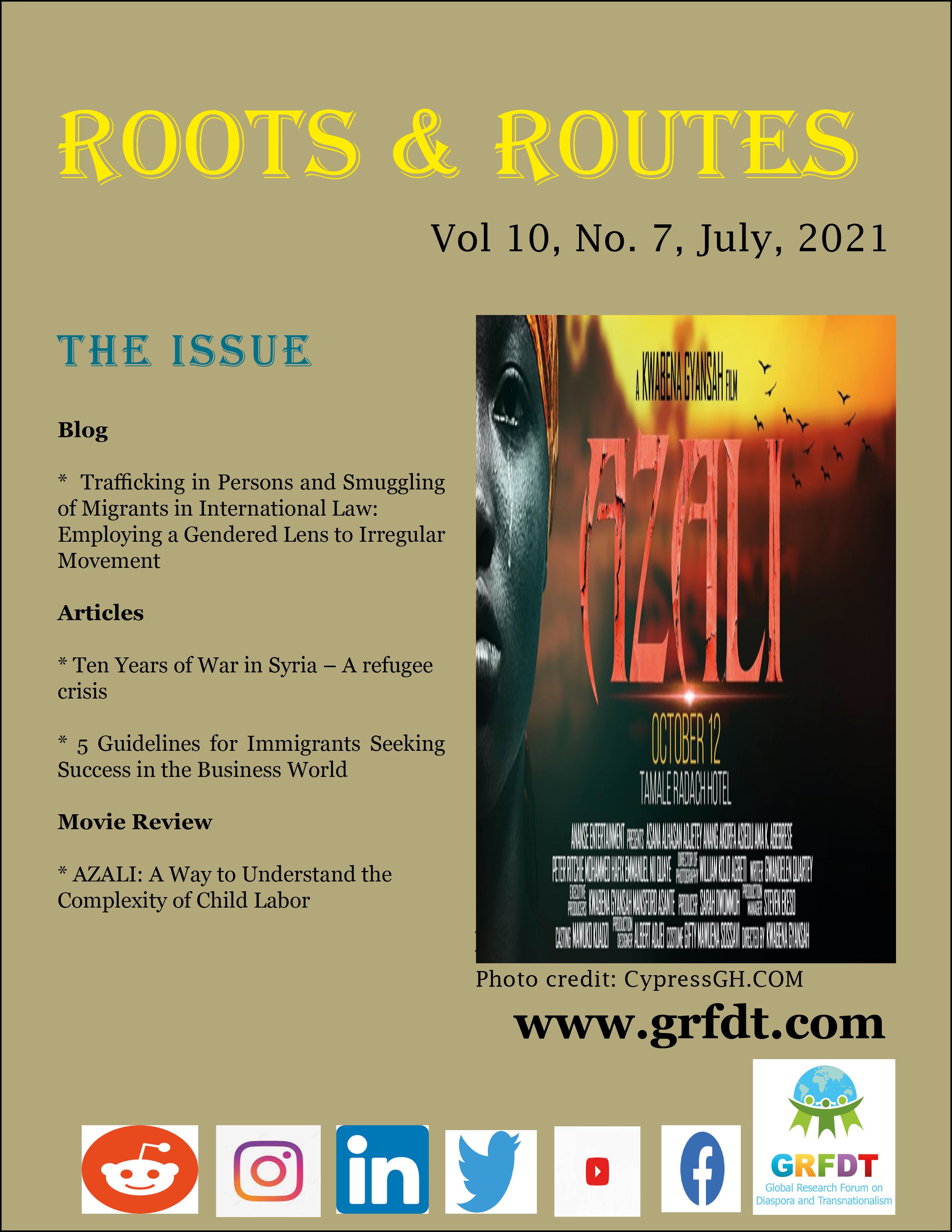 Roots and Routes, July, 2021